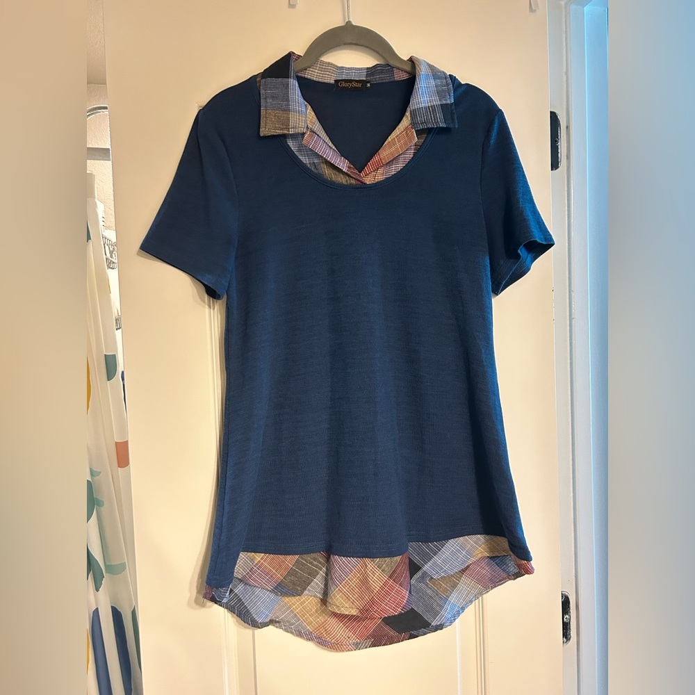 Glory Star Medium Blue Top